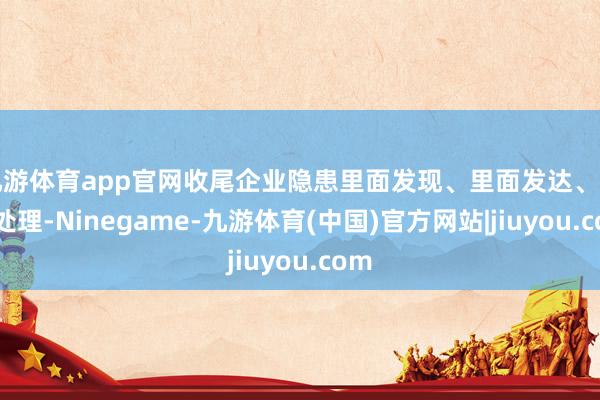 九游体育app官网收尾企业隐患里面发现、里面发达、里面处理-Ninegame-九游体育(中国)官方网站|jiuyou.com